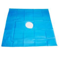 disposable sterile incision surgical drape pack with hole  making machine